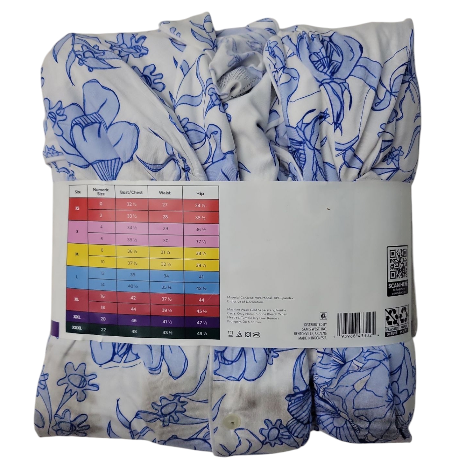 NJまみー様❣️専用商品 Member's Mark Women's Super Soft Drawstring Notch Collar Pajama